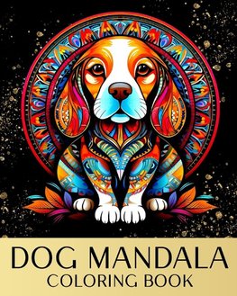 Dog Mandala Coloring Book