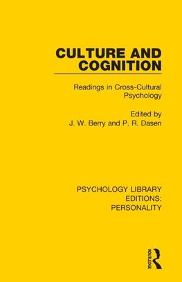 Culture and Cognition