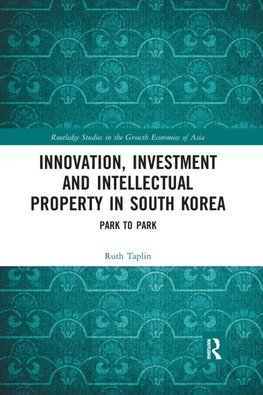 Innovation, Investment and Intellectual Property in South Korea