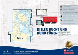 Sportbootkarten Satz 1: Kieler Bucht und Rund Fünen (Ausgabe 2024)