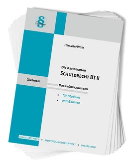 Karteikarten Schuldrecht BT II