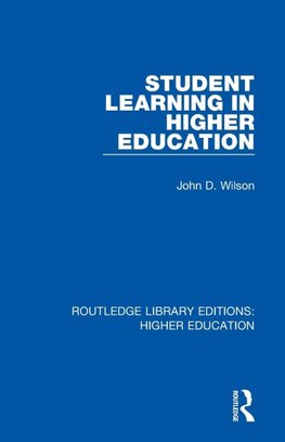 Student Learning in Higher Education