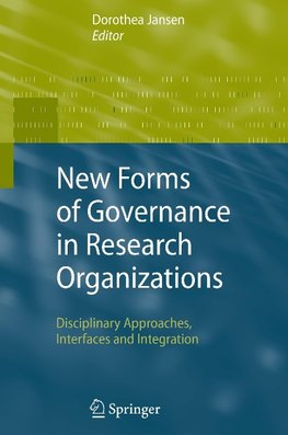 New Forms of Governance in Research Organizations