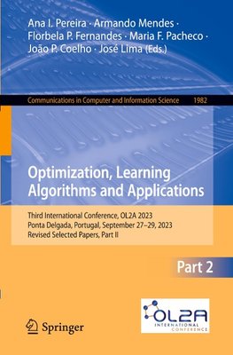 Optimization, Learning Algorithms and Applications