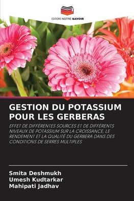 GESTION DU POTASSIUM POUR LES GERBERAS