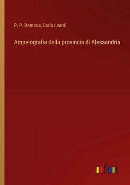 Ampelografia della provincia di Alessandria