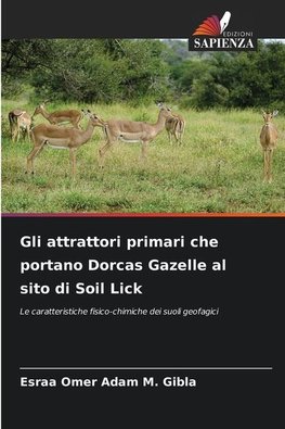 Gli attrattori primari che portano Dorcas Gazelle al sito di Soil Lick