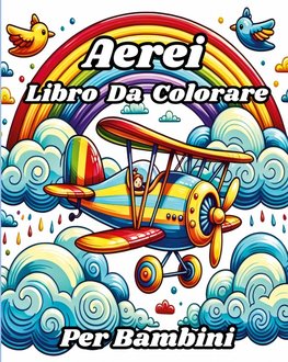 Libro da Colorare Aerei per Bambini