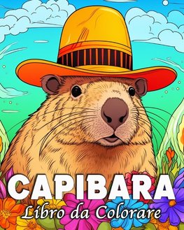 Capibara Libro da Colorare