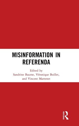 Misinformation in Referenda