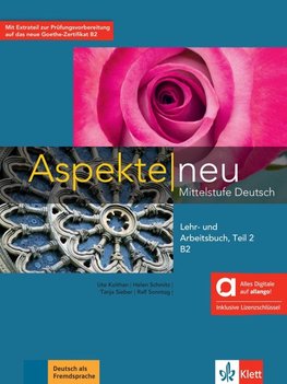 Aspekte neu B2 - Hybride Ausgabe allango. Lehr- und Arbeitsbuch mit Audio-CD, Teil 2 inklusive Lizenzschlüssel allango (24 Monate)