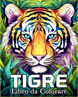 Tigre Libro da Colorare