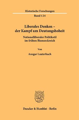 Liberales Denken - der Kampf um Deutungshoheit.