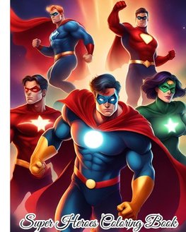 Super Heroes Coloring Book