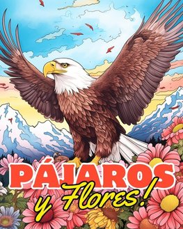 Libro para Colorear de Pájaros y Flores vol.3