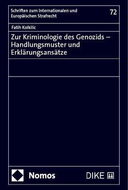 Zur Kriminologie des Genozids