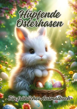 Hüpfende Osterhasen