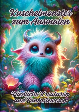 Kuschelmonster zum Ausmalen