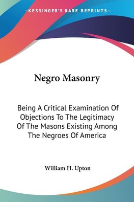 Negro Masonry