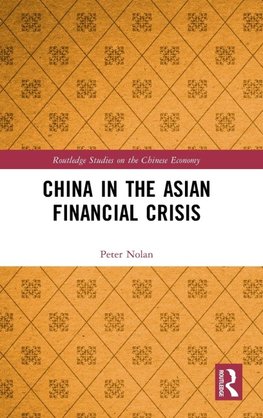 China in the Asian Financial Crisis