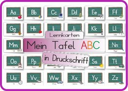 Mein Tafel ABC in Druckschrift