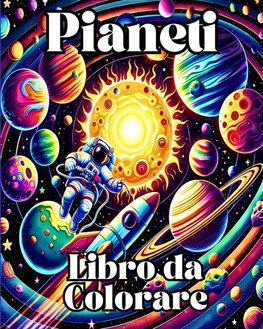 Pianeti Libro da Colorare