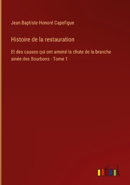 Histoire de la restauration