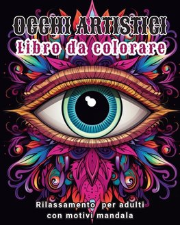 Occhi artistici - Libro da colorare