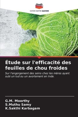 Étude sur l'efficacité des feuilles de chou froides