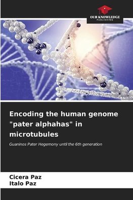 Encoding the human genome "pater alphahas" in microtubules