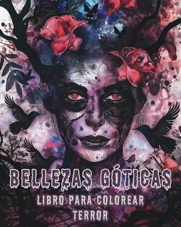 Bellezas Góticas - Libro para colorear de TERROR