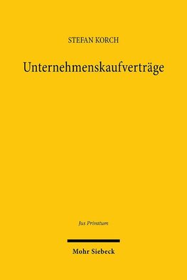 Unternehmenskaufverträge