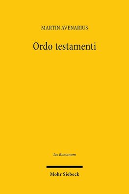 Ordo testamenti