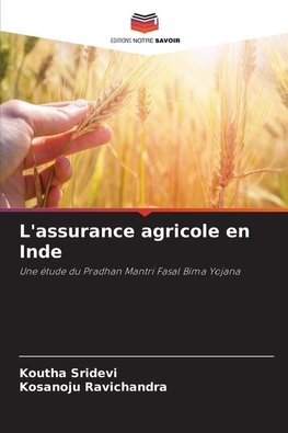 L'assurance agricole en Inde