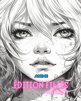 Livre de coloriage ANIME GIRLS EDITION VOLUME 1