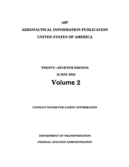 Aeronautical Information Publication (AIP) Basic with Amendments 1, 2 and 3 (Volume 2/2)