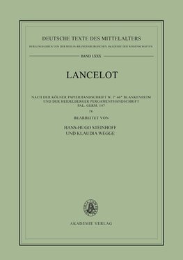 Lancelot IV: Namen- und Figurenregister