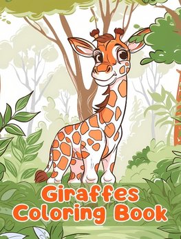 Giraffes Coloring Book