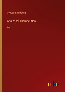 Analytical Therapeutics