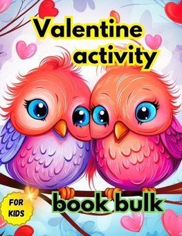 Valentine activity book bulk for kids