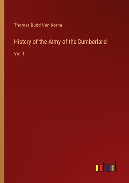 History of the Army of the Cumberland