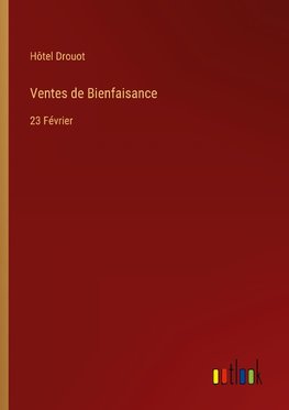 Ventes de Bienfaisance