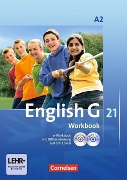 English G 21. Ausgabe A 2. Workbook mit CD-ROM (e-Workbook) und Audios Online