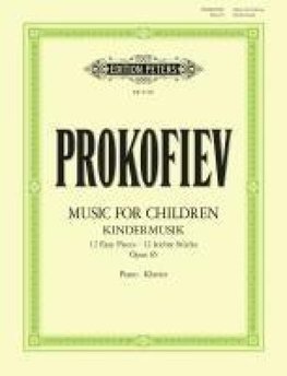 Music for Children: 12 easy pieces for Piano (1935) für Klavier solo op. 65 -Kindermusik-