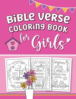 Bible Verse Coloring Book for Girls