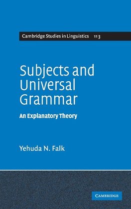 Subjects and Universal Grammar