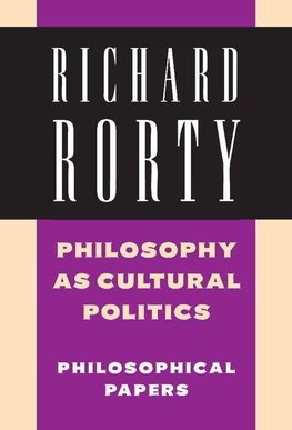 Philosophy as Cultural Politics