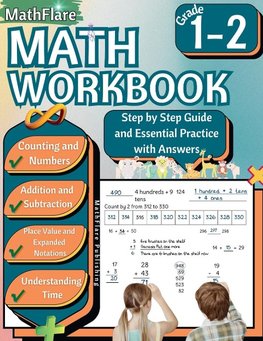 MathFlare - Math Workbook 1st and 2nd Grade