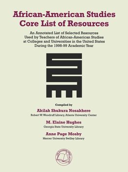 African-American Studies Core List of Resources