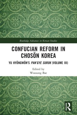 Confucian Reform in Chos¿n Korea